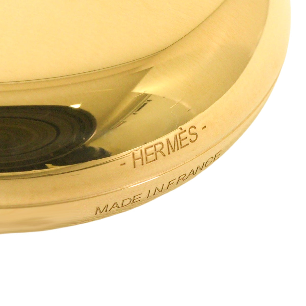 HERMES pendant top Perfume Bottle Gold[EXCELLENT][Authentic]