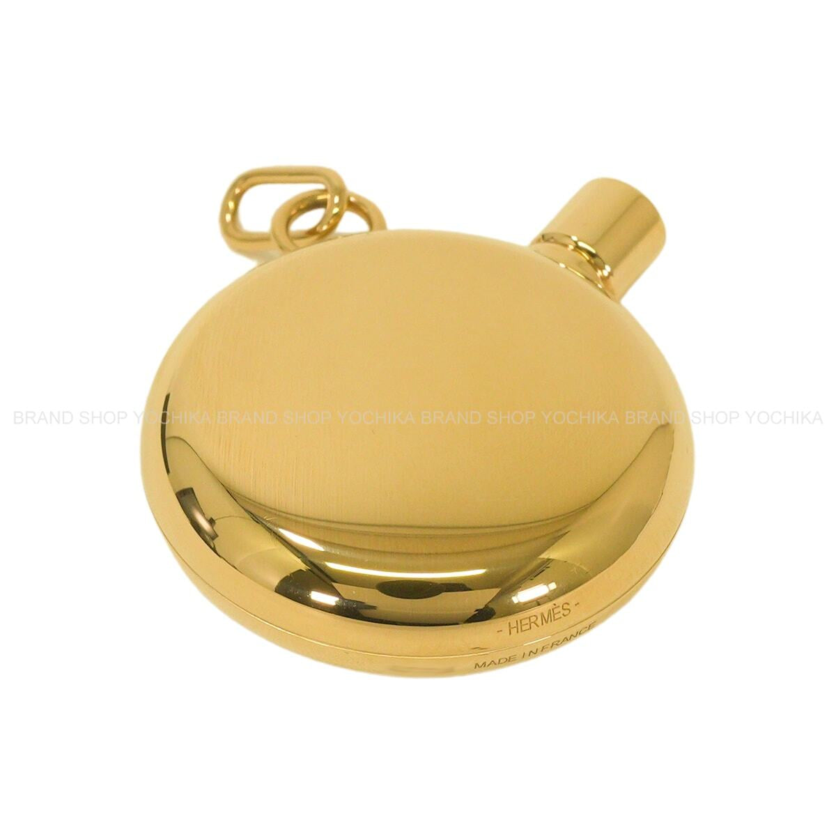HERMES pendant top Perfume Bottle Gold[EXCELLENT][Authentic]