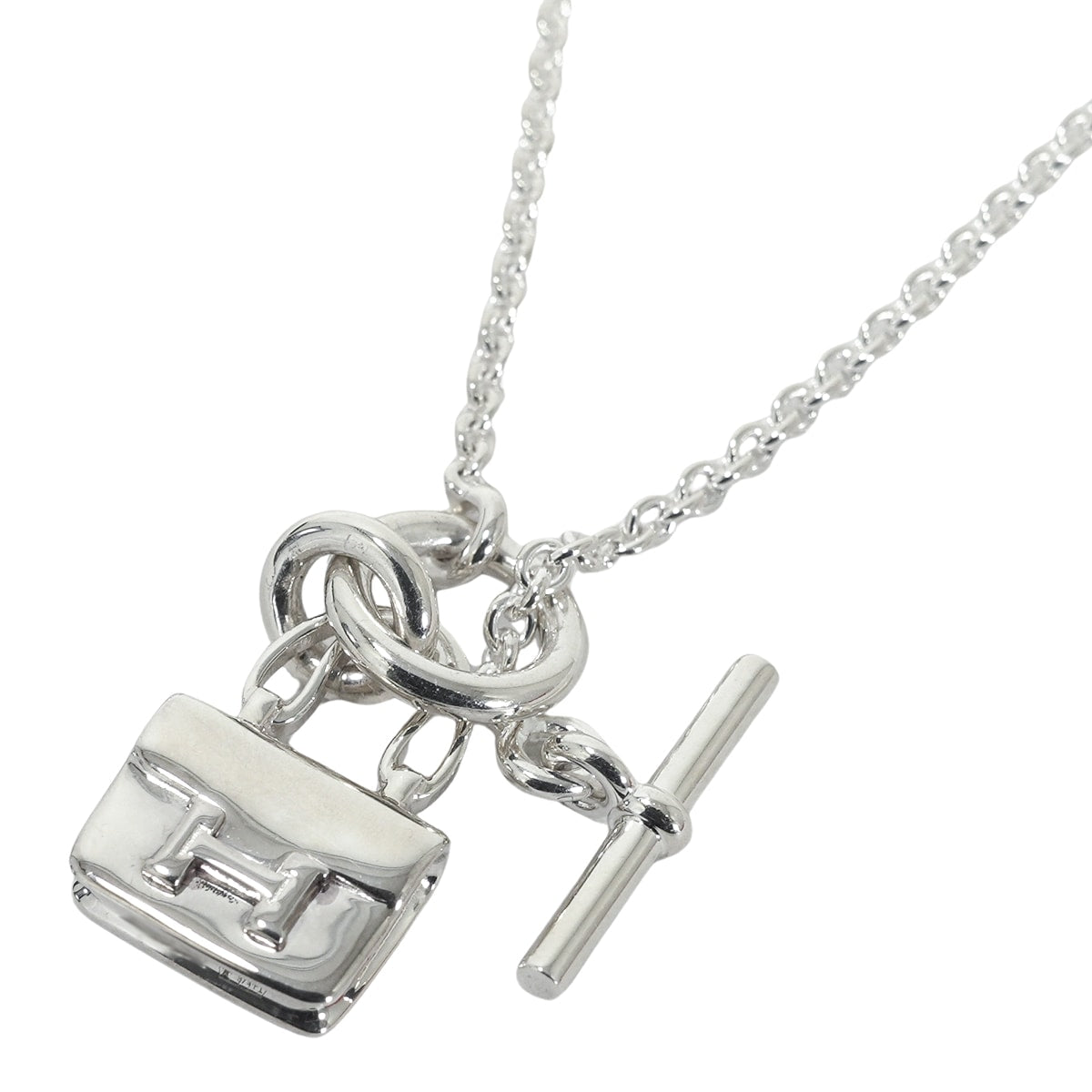 HERMES necklace Amulettes Constance pendant Silver Silver925 (SV925 Ag925)[BRAND NEW][Authentic]