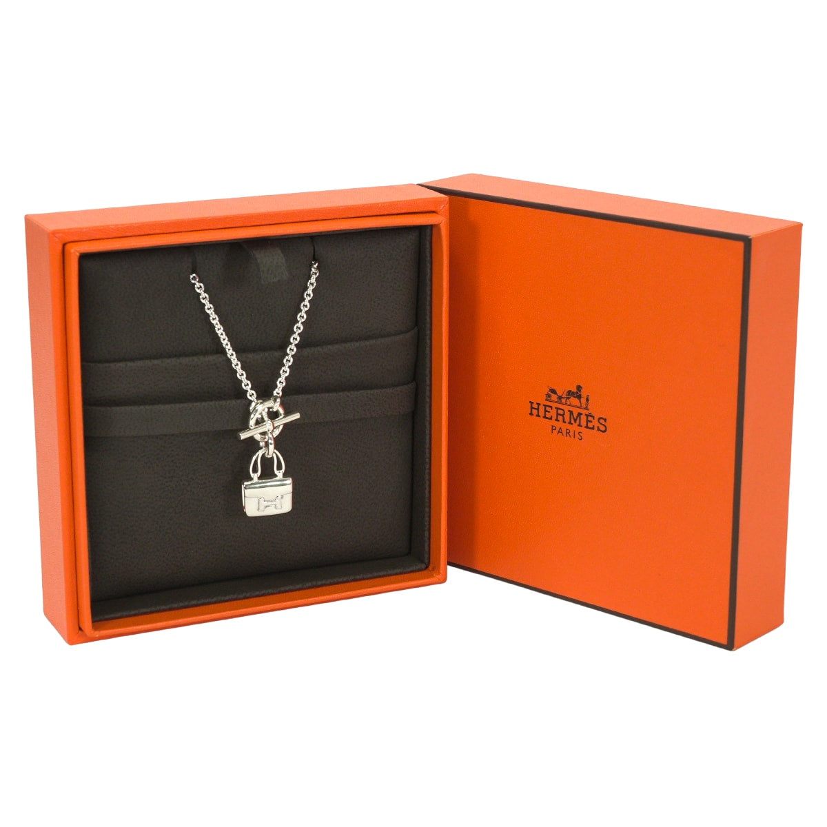 HERMES necklace Amulettes Constance pendant Silver Silver925 (SV925 Ag925)[BRAND NEW][Authentic]