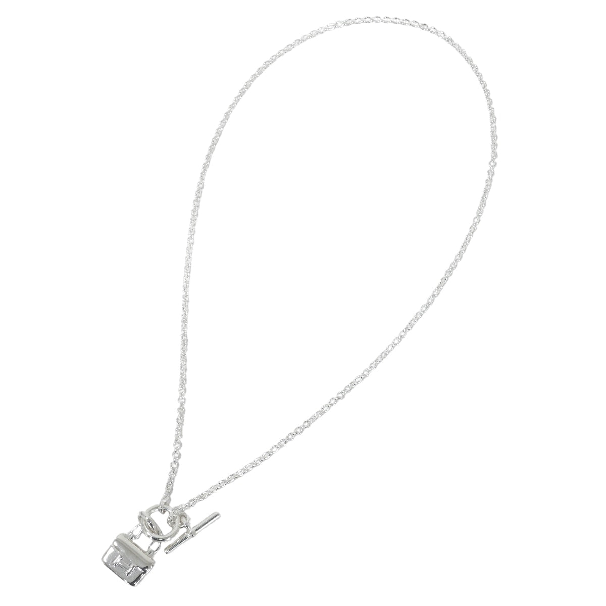 HERMES necklace Amulettes Constance pendant Silver Silver925 (SV925 Ag925)[BRAND NEW][Authentic]