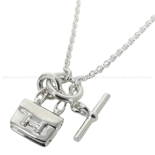 HERMES necklace Amulettes Constance pendant Silver Silver925 (SV925 Ag925)[BRAND NEW][Authentic]