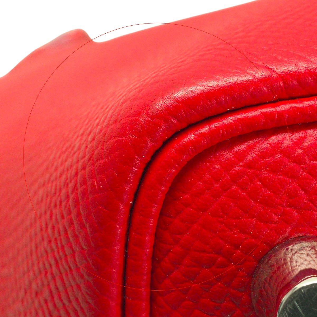 [Pre-loved] HERMES Handbag Picotin Lock 18 PM Tressage De Cuir Rouge de Coeur/Bleu de Nord/Rouge H Veau Epsom Silver HW Stamp D[LIKE NEW][Authentic]