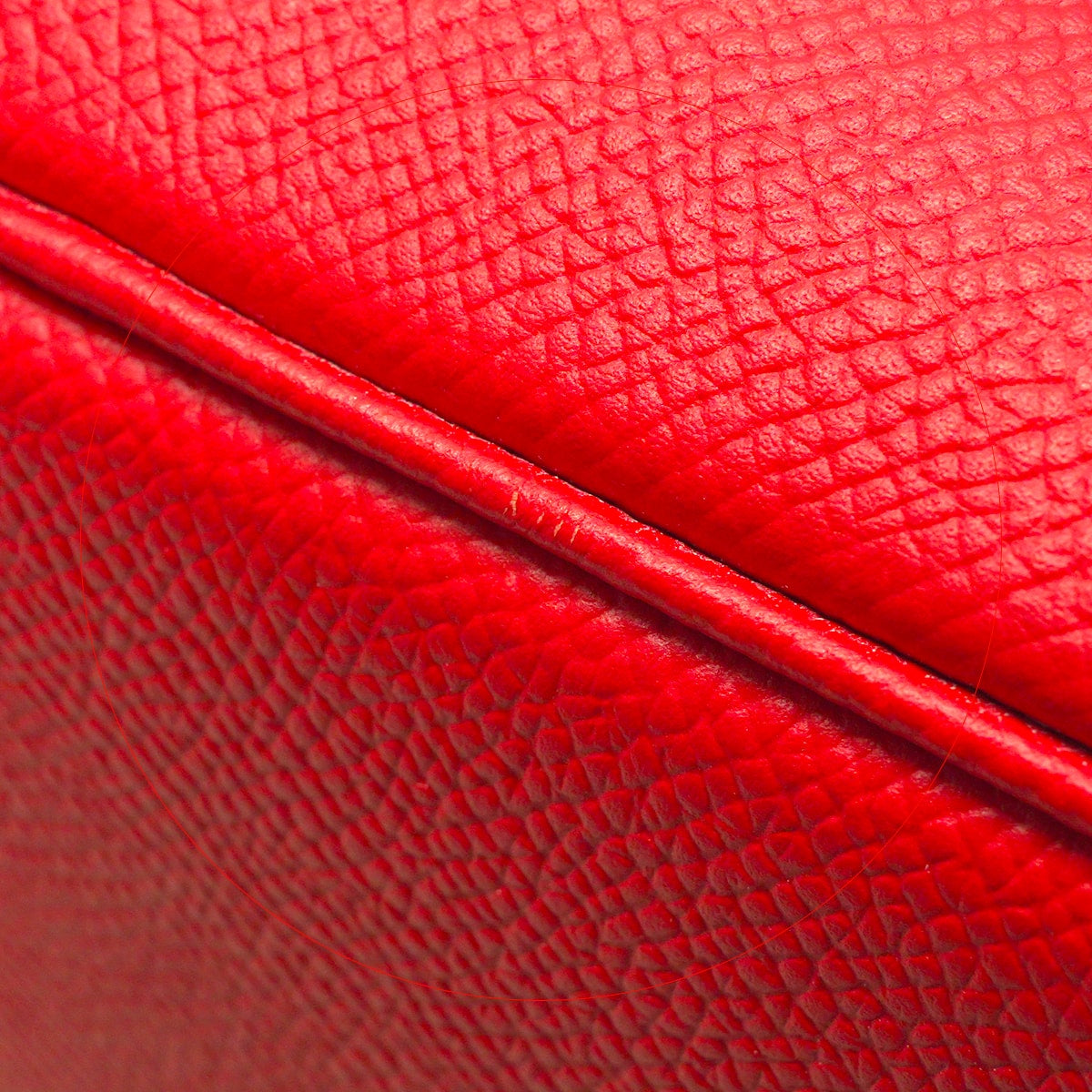 [Pre-loved] HERMES Handbag Picotin Lock 18 PM Tressage De Cuir Rouge de Coeur/Bleu de Nord/Rouge H Veau Epsom Silver HW Stamp D[LIKE NEW][Authentic]
