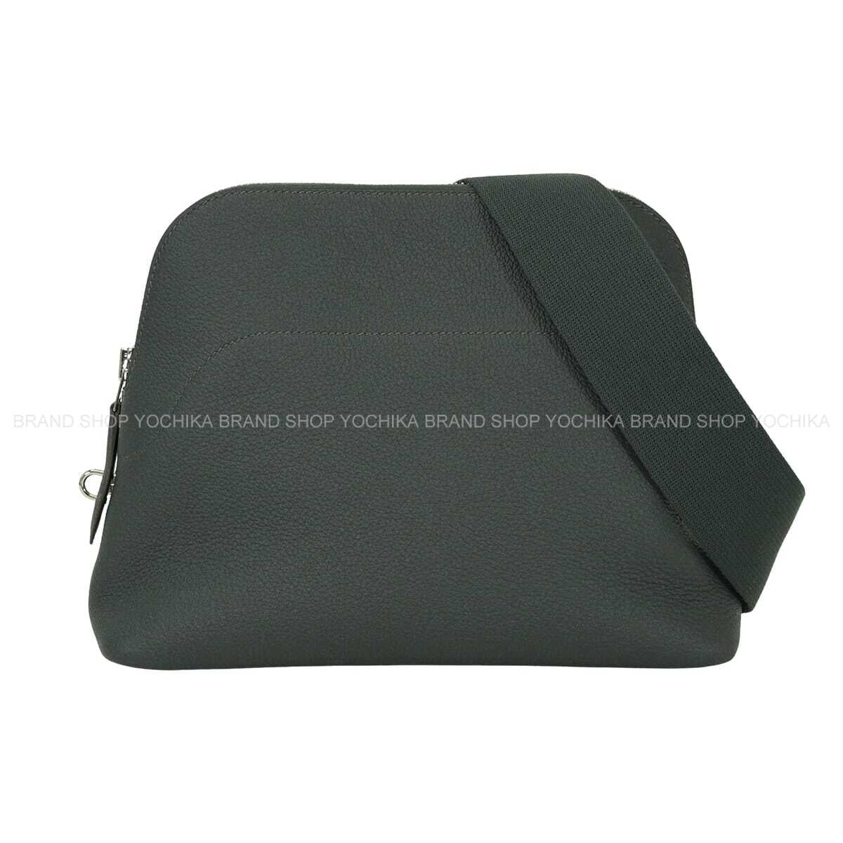 HERMES Shoulder bag Bolide Messenger Vert Mangrove Veau Togo Silver HW Stamp K[BRAND NEW][Authentic]