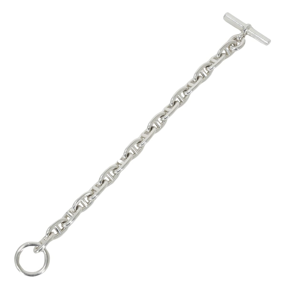 [Pre-loved] HERMES bracelet Chaine D'ancre MM 16 Links Silver Silver925 (SV925 Ag925)[USED A][Authentic]