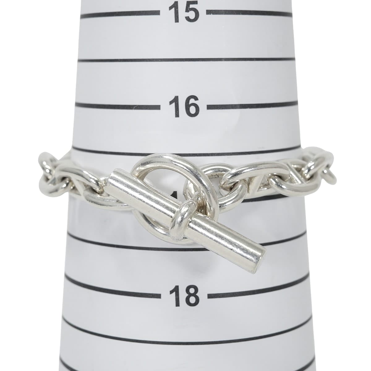 [Pre-loved] HERMES bracelet Chaine D'ancre MM 16 Links Silver Silver925 (SV925 Ag925)[USED A][Authentic]