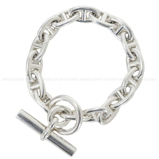 [Pre-loved] HERMES bracelet Chaine D'ancre MM 16 Links Silver Silver925 (SV925 Ag925)[USED A][Authentic]