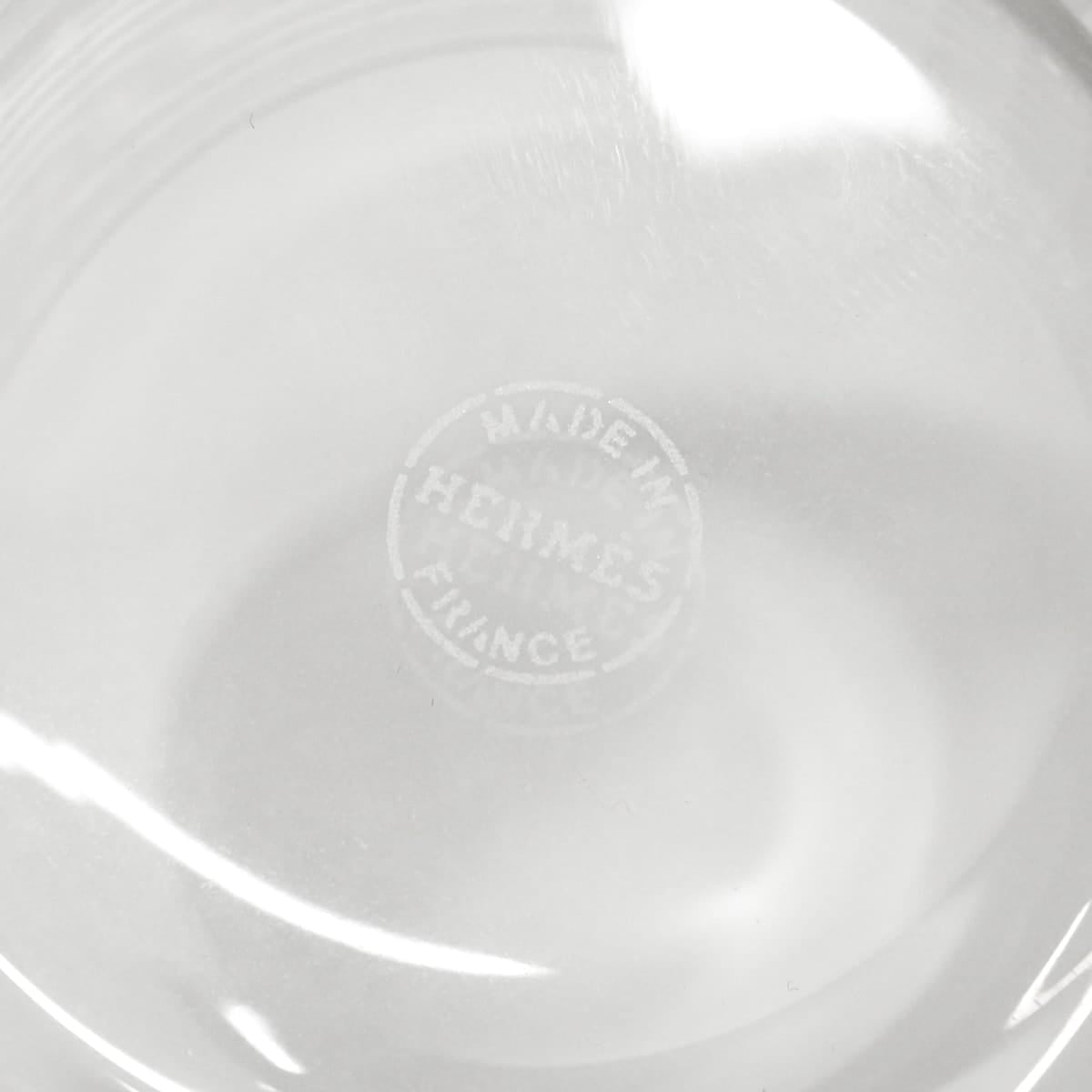 [Pre-loved] HERMES glass Highball INTERVALLE Pair Not Specified Crystal Glass[LIKE NEW][Authentic]