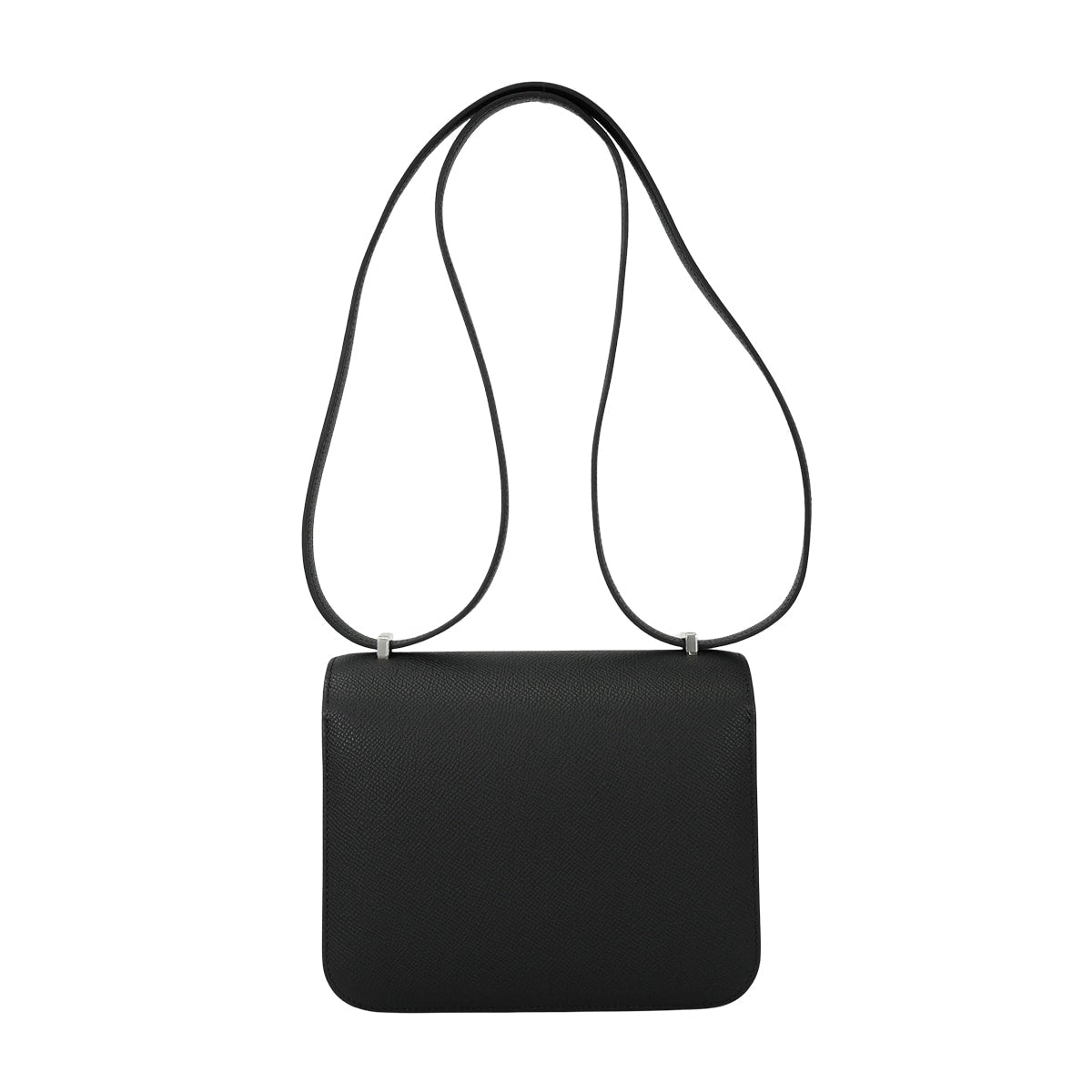 HERMES Shoulder bag Constance 3 18 Miroir Noir (Black) Veau Epsom Silver HW Stamp G[EXCELLENT][Authentic]