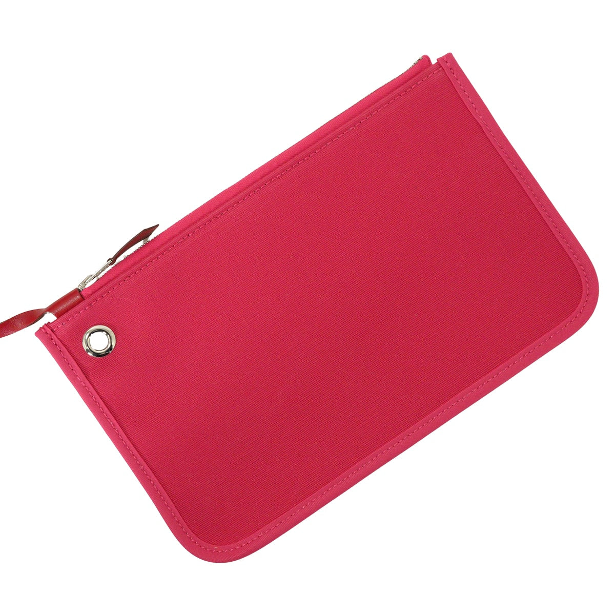 HERMES Shoulder bag HerBag Zip 31 PM Rose Mexicoe/Rouge Piment/Terre Battue Toile officier/Vache Hunter Silver HW Stamp U[EXCELLENT][Authentic]
