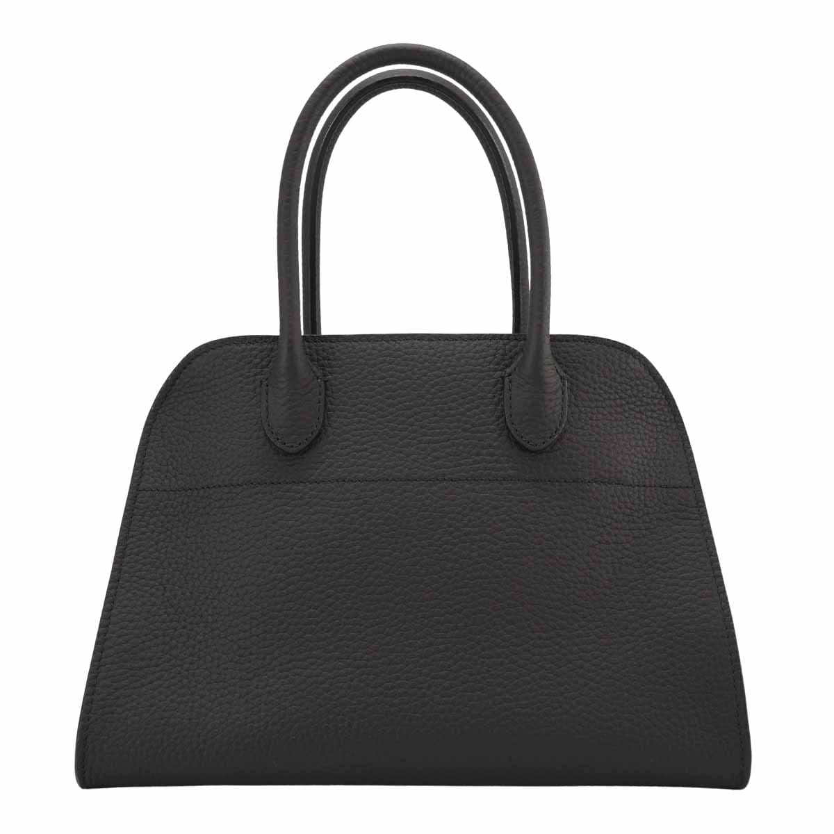 The Row Handbag Soft Margaux 10 Noir (Black) Calfskin Silver HW[EXCELLENT][Authentic]