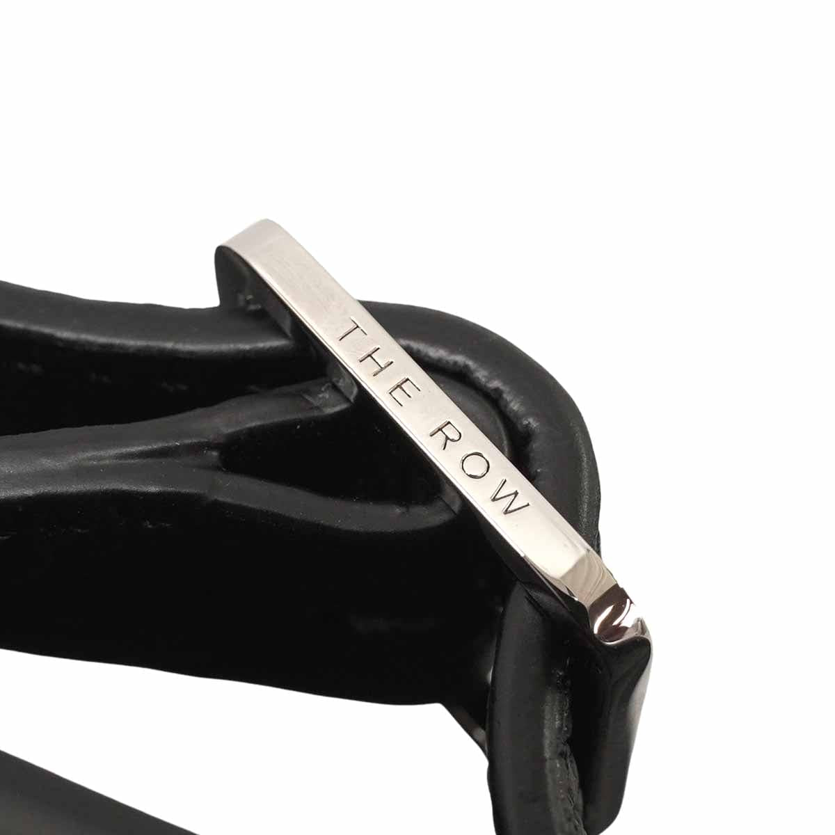 The Row Handbag Soft Margaux 10 Noir (Black) Calfskin Silver HW[EXCELLENT][Authentic]