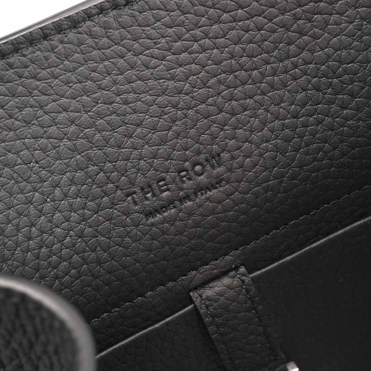 The Row Handbag Soft Margaux 10 Noir (Black) Calfskin Silver HW[EXCELLENT][Authentic]
