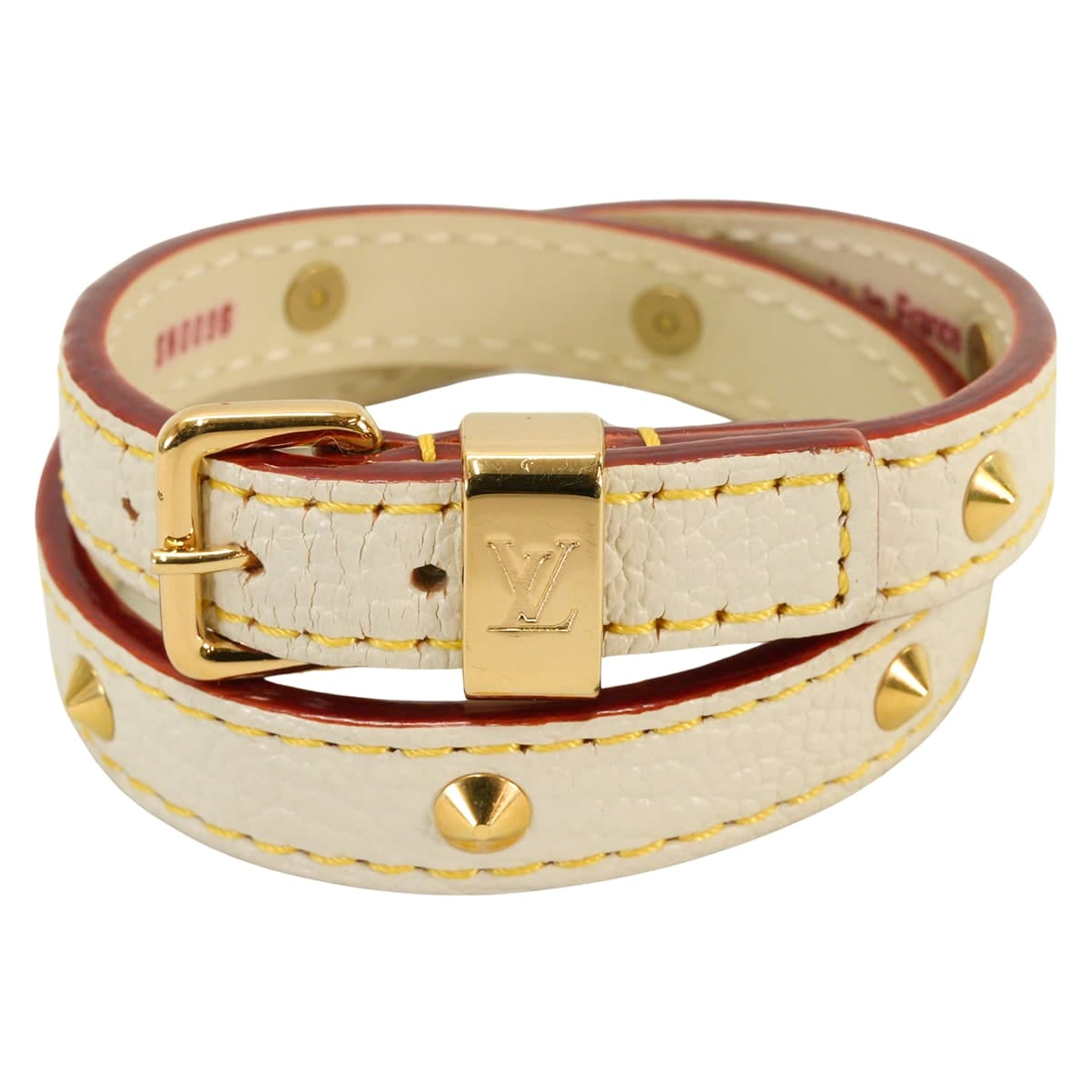 [Pre-loved] LOUIS VUITTON bracelet Bracelet Double Tour Bron SUHARI Gold HW M91846[LIKE NEW][Authentic]