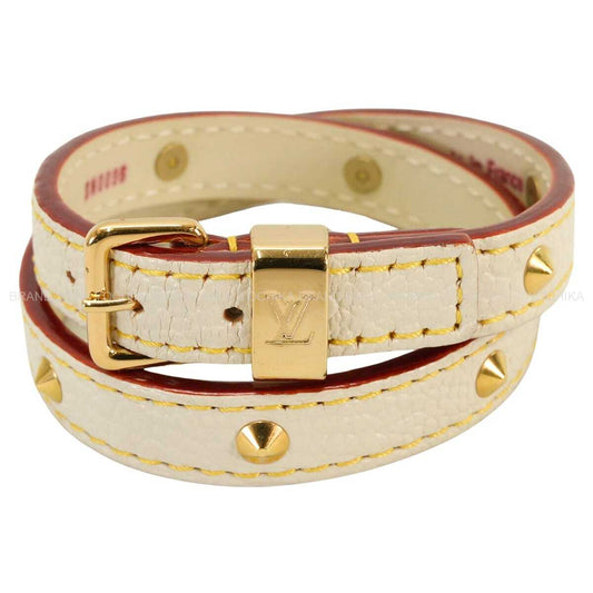 [Pre-loved] LOUIS VUITTON bracelet Bracelet Double Tour Bron SUHARI Gold HW M91846[LIKE NEW][Authentic]