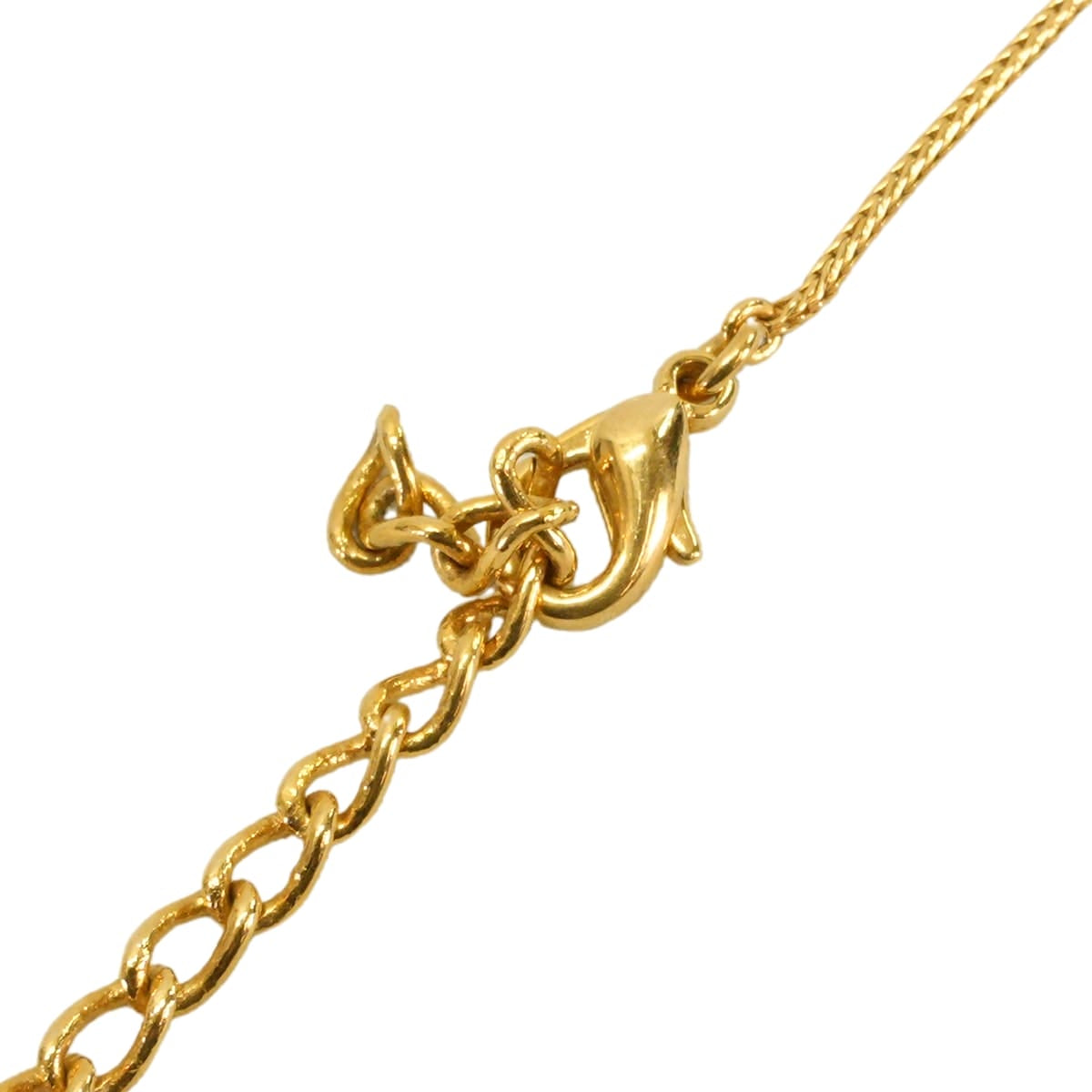 [Pre-loved] Dior necklace Vintage Fire Gold Gold plated[LIKE NEW][Authentic]