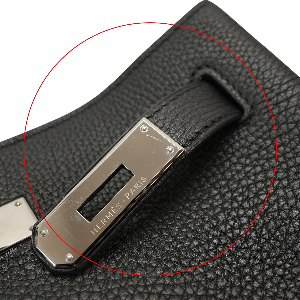 [Pre-loved] HERMES Shoulder bag So Kelly 22 Noir (Black) Veau Togo Silver HW Stamp □L[LIKE NEW][Authentic]