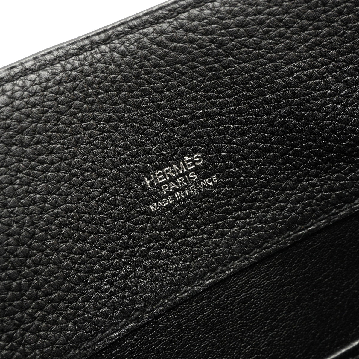 [Pre-loved] HERMES Shoulder bag So Kelly 22 Noir (Black) Veau Togo Silver HW Stamp □L[LIKE NEW][Authentic]