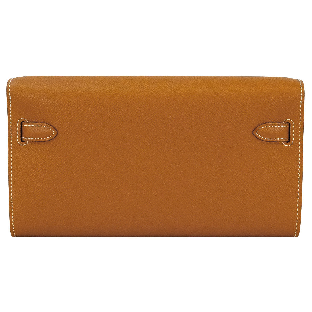 HERMES long wallet Kelly Wallet Long To Go Gold Veau Epsom Gold HW Stamp Z[EXCELLENT][Authentic]