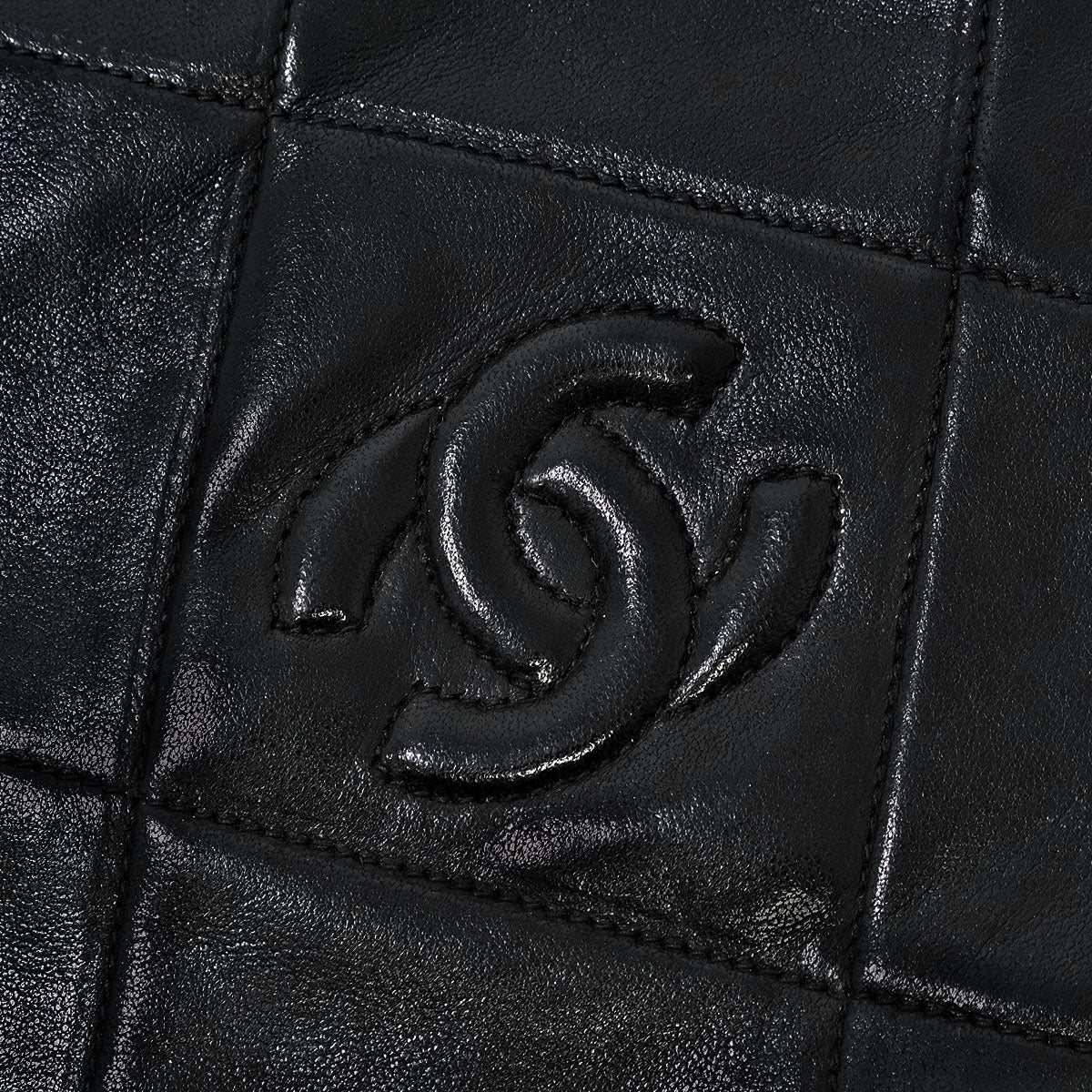 [Pre-loved] CHANEL Shoulder bag Vintage Chain Matelasse COCO Mark Noir (Black) Lambskin Gold HW[USED AB][Authentic]