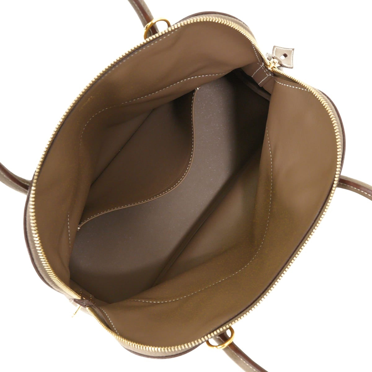 [Pre-loved] HERMES Shoulder bag Bolide31 Etoupe Taurillon Clemence Gold HW Stamp Z[LIKE NEW][Authentic]