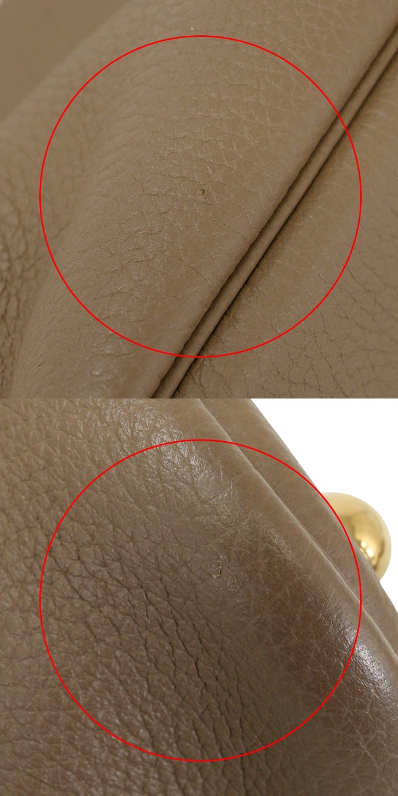 [Pre-loved] HERMES Shoulder bag Bolide31 Etoupe Taurillon Clemence Gold HW Stamp Z[LIKE NEW][Authentic]