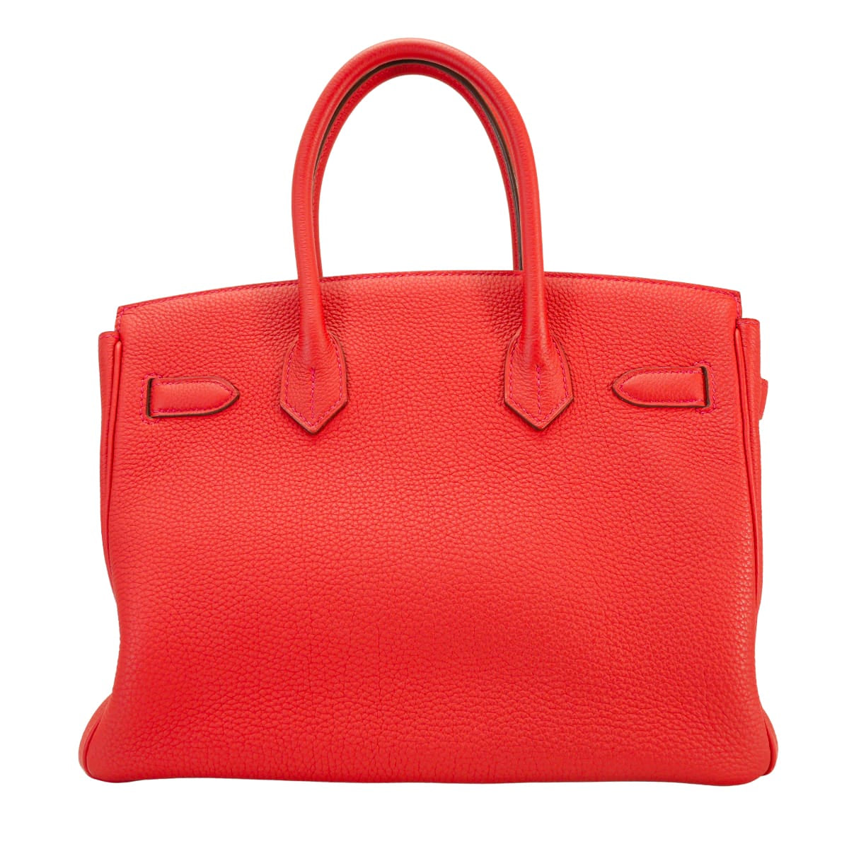 [Pre-loved] HERMES Handbag Birkin30 Rouge Tomate Veau Togo Silver HW Stamp X[LIKE NEW][Authentic]