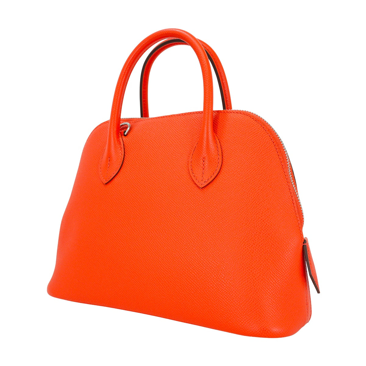 HERMES Shoulder bag Bolide1923 25 Orange Poppy Veau Epsom Silver HW Stamp K[EXCELLENT][Authentic]