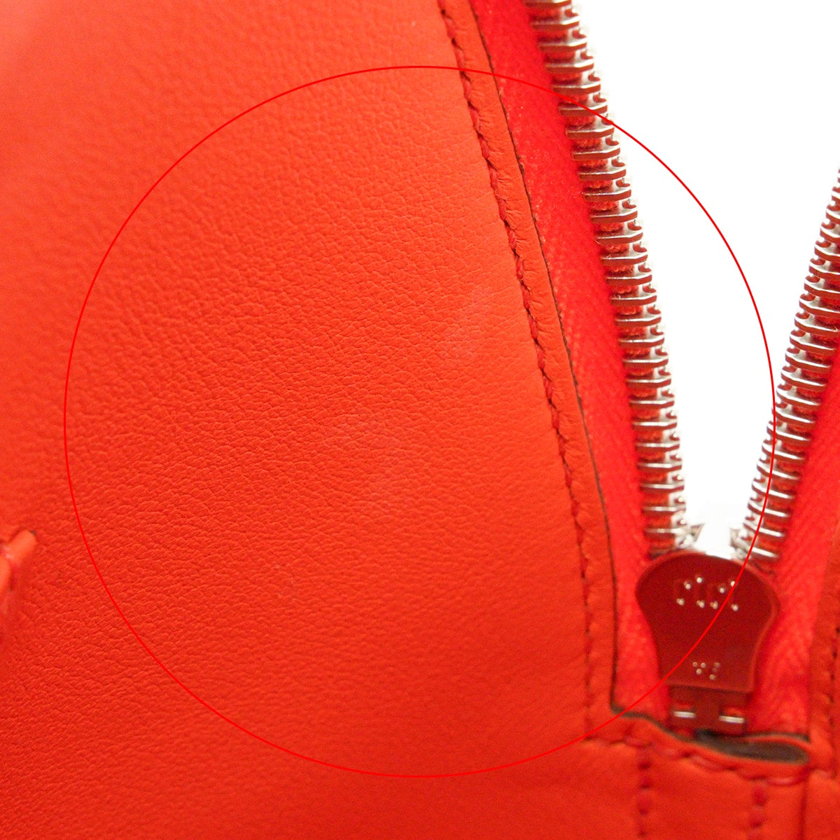 HERMES Shoulder bag Bolide1923 25 Orange Poppy Veau Epsom Silver HW Stamp K[EXCELLENT][Authentic]