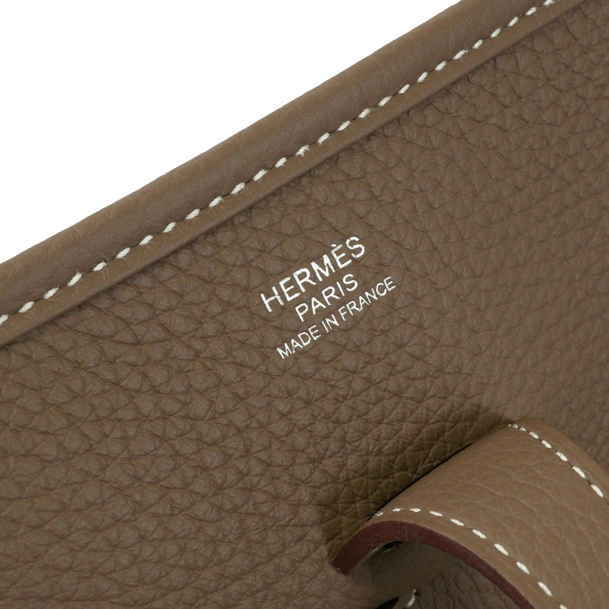 HERMES Shoulder bag Evelyne 29 PM Evelyne 3 Etoupe Taurillon Clemence Silver HW Stamp K[BRAND NEW][Authentic]