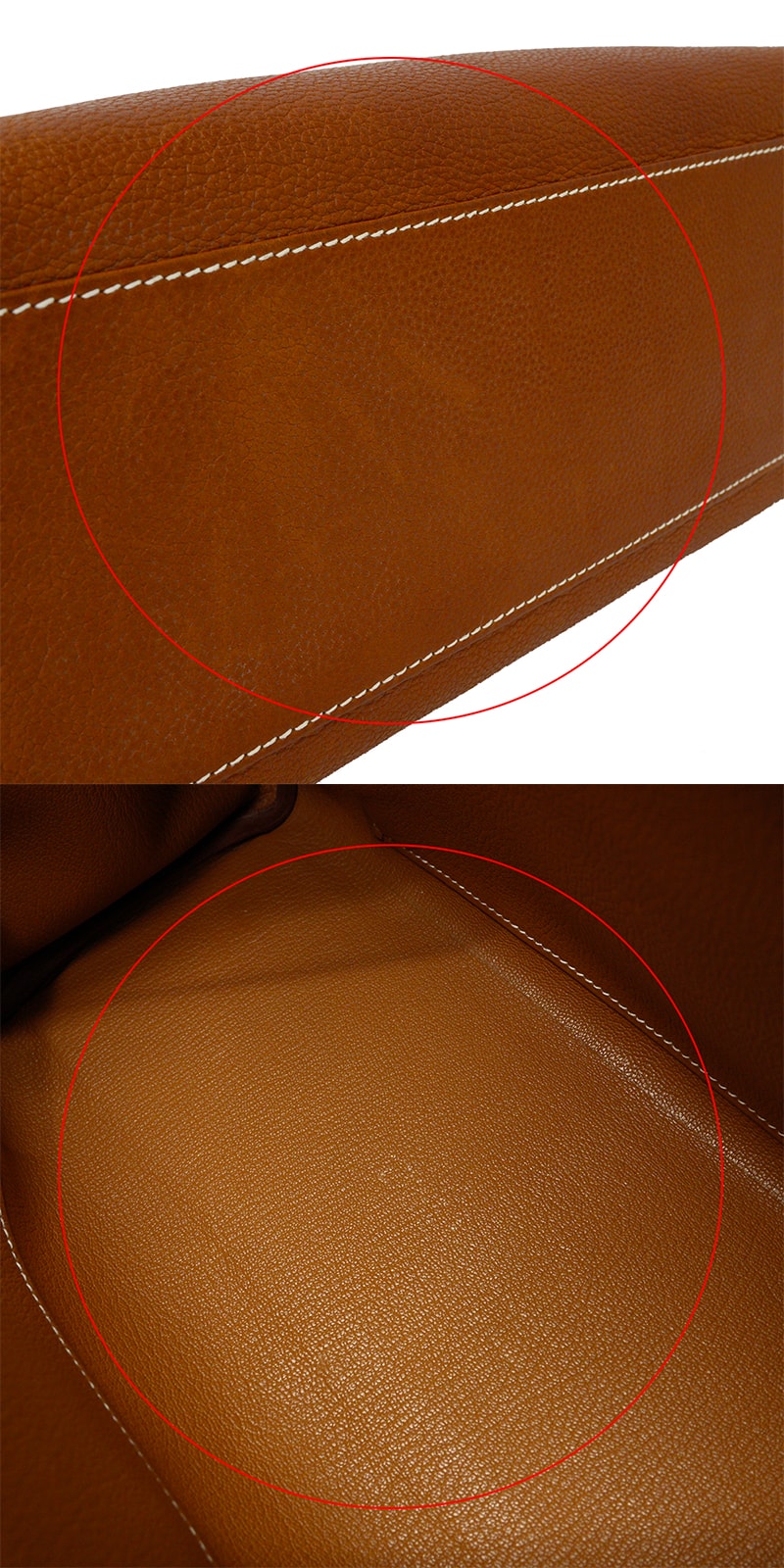 [Pre-loved] HERMES Shoulder bag Kelly Messenger 32 GM Fauve Veau Barenia Silver HW Stamp B[USED A][Authentic]