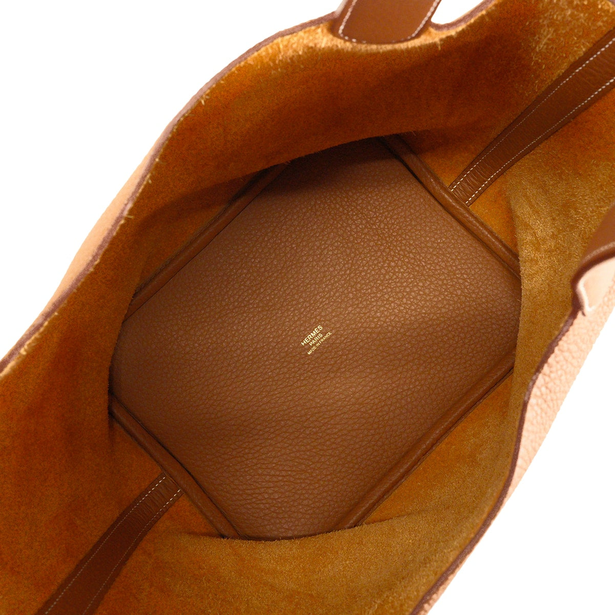[Pre-loved] HERMES Handbag Picotin Lock 22 MM Gold Taurillon Clemence Gold HW Stamp W[LIKE NEW][Authentic]