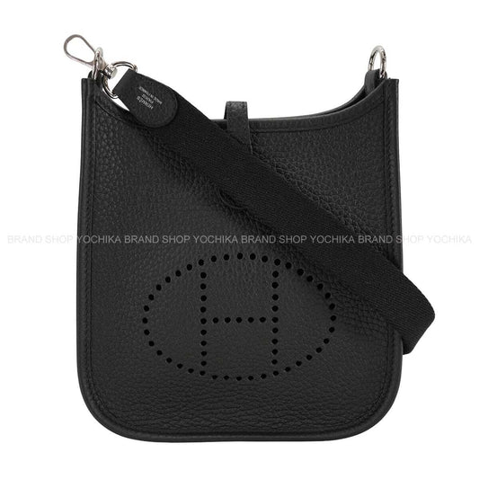 HERMES Shoulder bag Evelyne 16 TPM Noir (Black) Taurillon Clemence Silver HW Stamp G[BRAND NEW][Authentic]