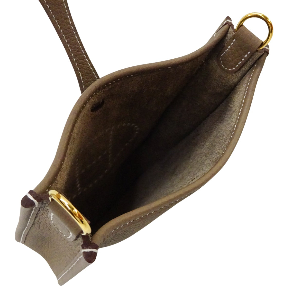 HERMES Shoulder bag Evelyne 16 TPM Etoupe Taurillon Clemence Gold HW Stamp K[BRAND NEW][Authentic]