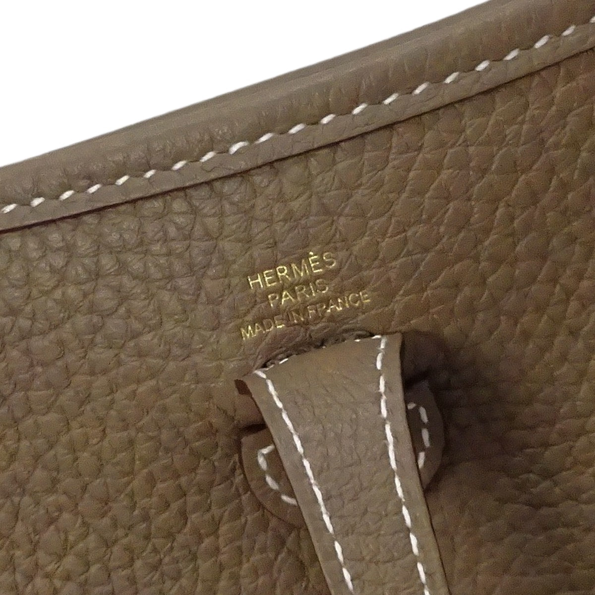 HERMES Shoulder bag Evelyne 16 TPM Etoupe Taurillon Clemence Gold HW Stamp K[BRAND NEW][Authentic]