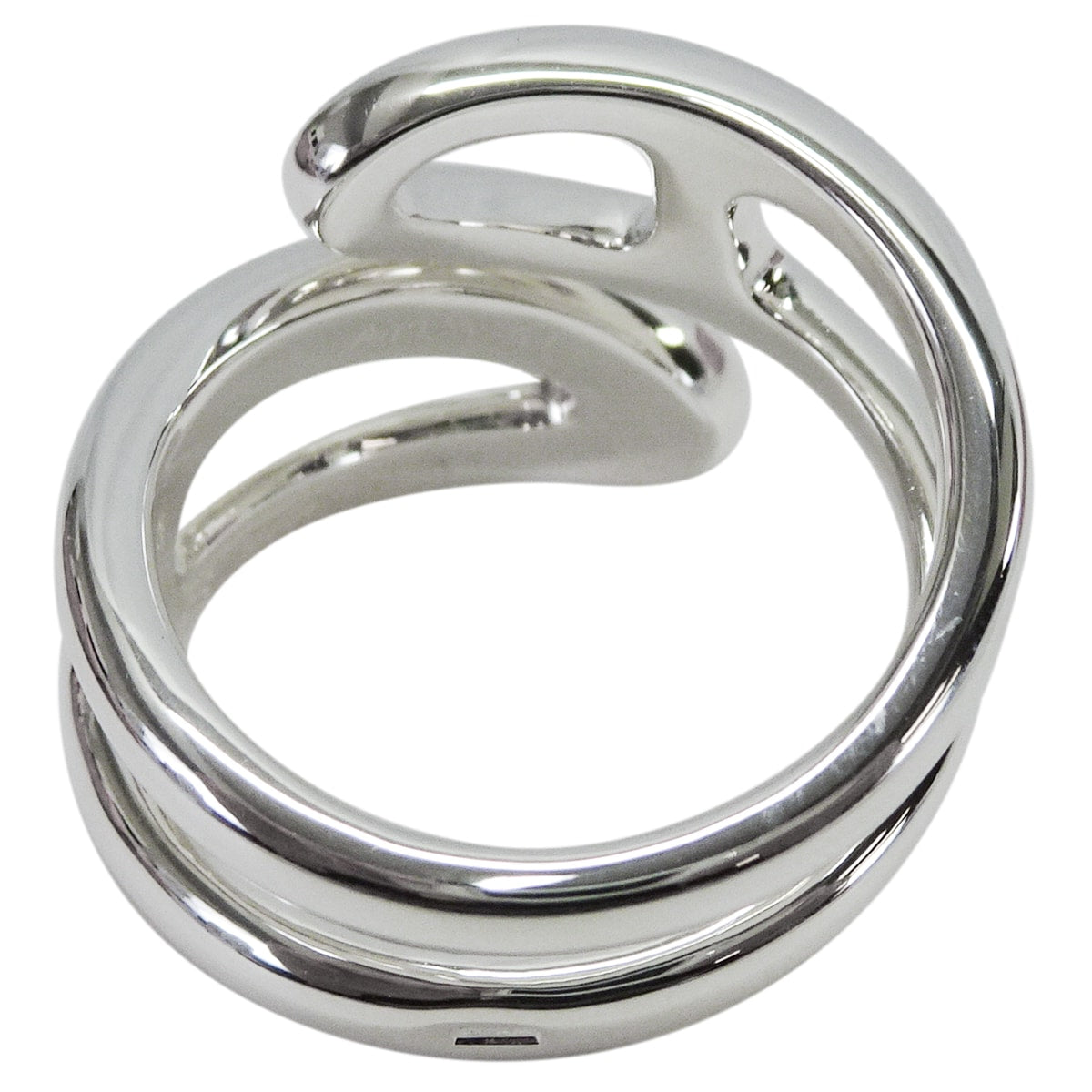 HERMES ring Chaine d'Ancre Twist Punk PM Silver Silver925 (SV925 Ag925) #56[BRAND NEW][Authentic]