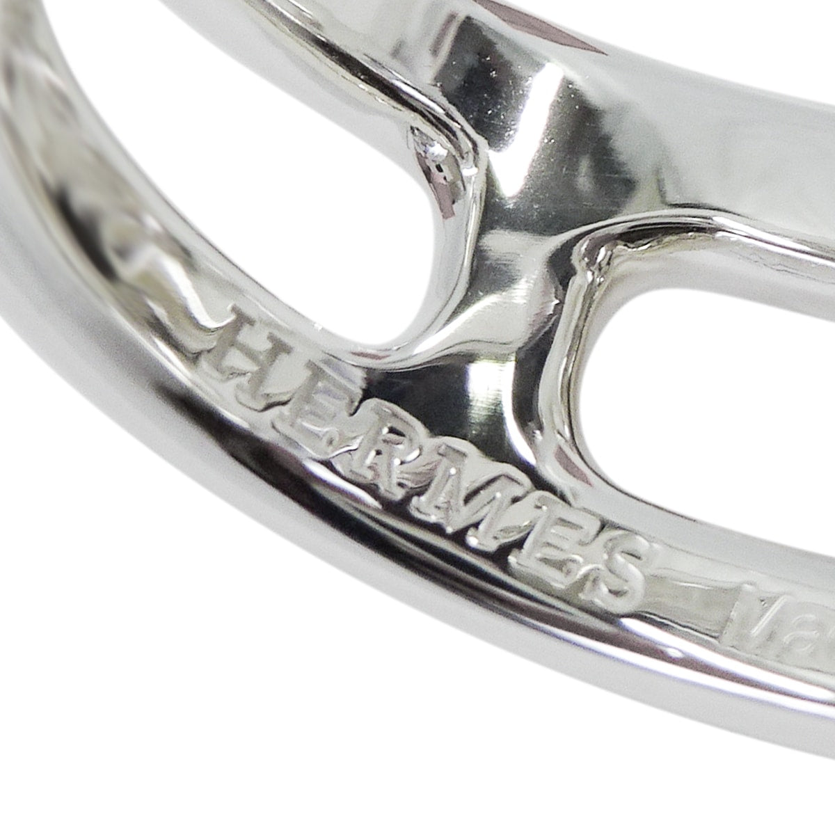 HERMES ring Chaine d'Ancre Twist Punk PM Silver Silver925 (SV925 Ag925) #56[BRAND NEW][Authentic]