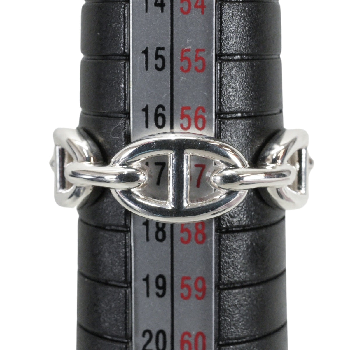 HERMES ring Chaine D'ancre Enchainee PM Silver Silver925 (SV925 Ag925) #57[BRAND NEW][Authentic]