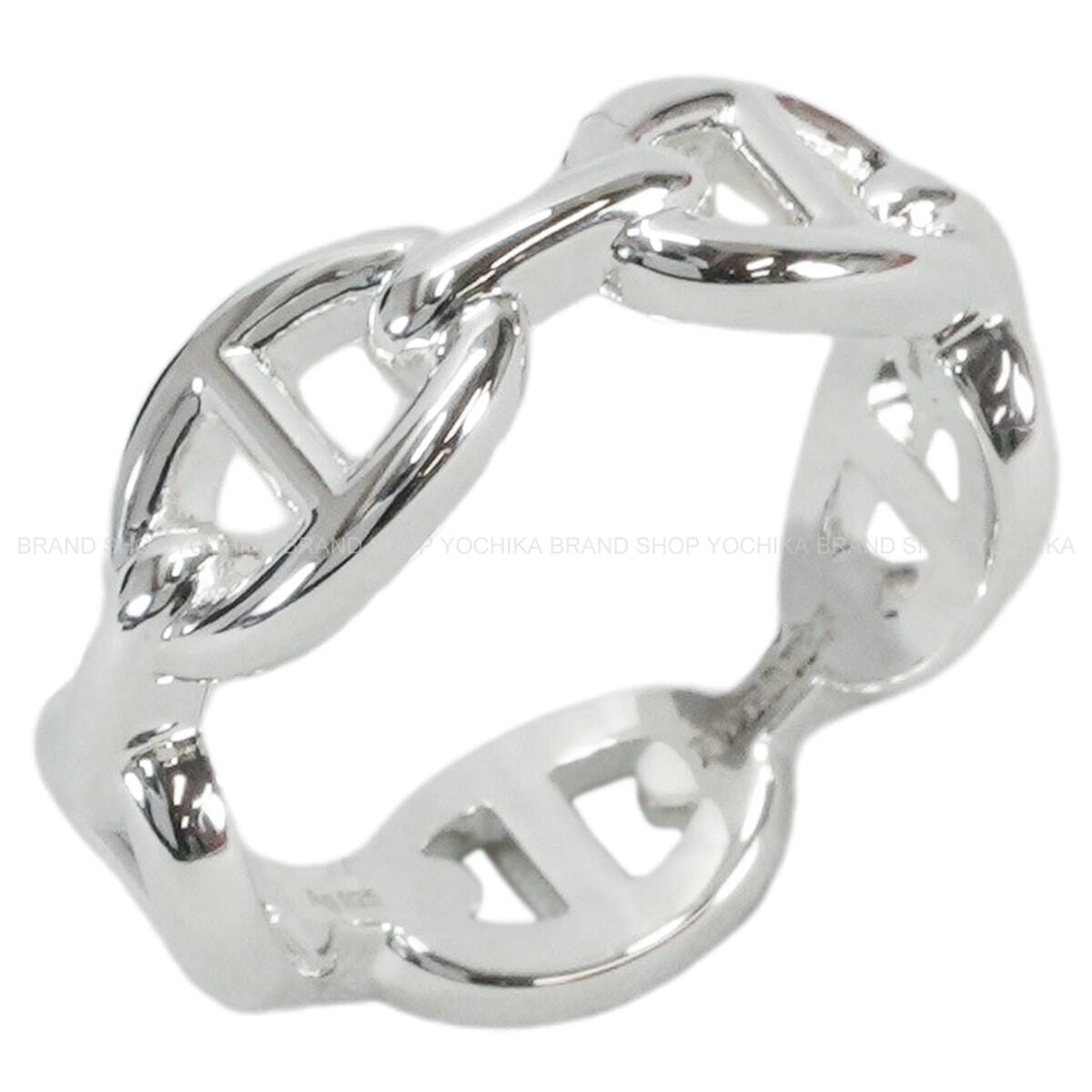 HERMES ring Chaine D'ancre Enchainee PM Silver Silver925 (SV925 Ag925) #57[BRAND NEW][Authentic]