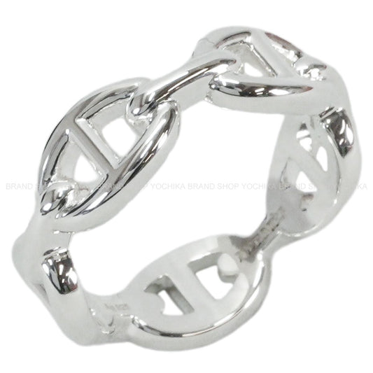 HERMES ring Chaine D'ancre Enchainee PM Silver Silver925 (SV925 Ag925) #57[BRAND NEW][Authentic]