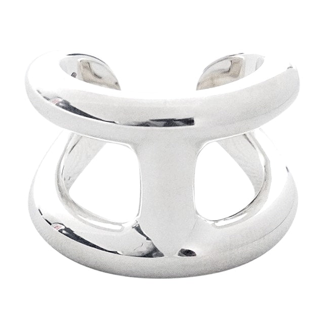 HERMES ring Osmose GM Silver Silver925 (SV925 Ag925) #56[BRAND NEW][Authentic]