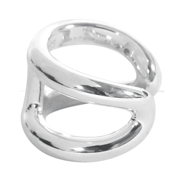 HERMES ring Osmose GM Silver Silver925 (SV925 Ag925) #56[BRAND NEW][Authentic]