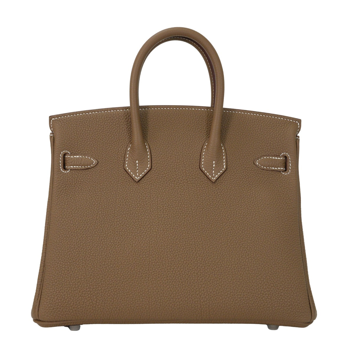 HERMES Handbag Birkin25 Etoupe Veau Togo Silver HW Stamp G[BRAND NEW][Authentic]