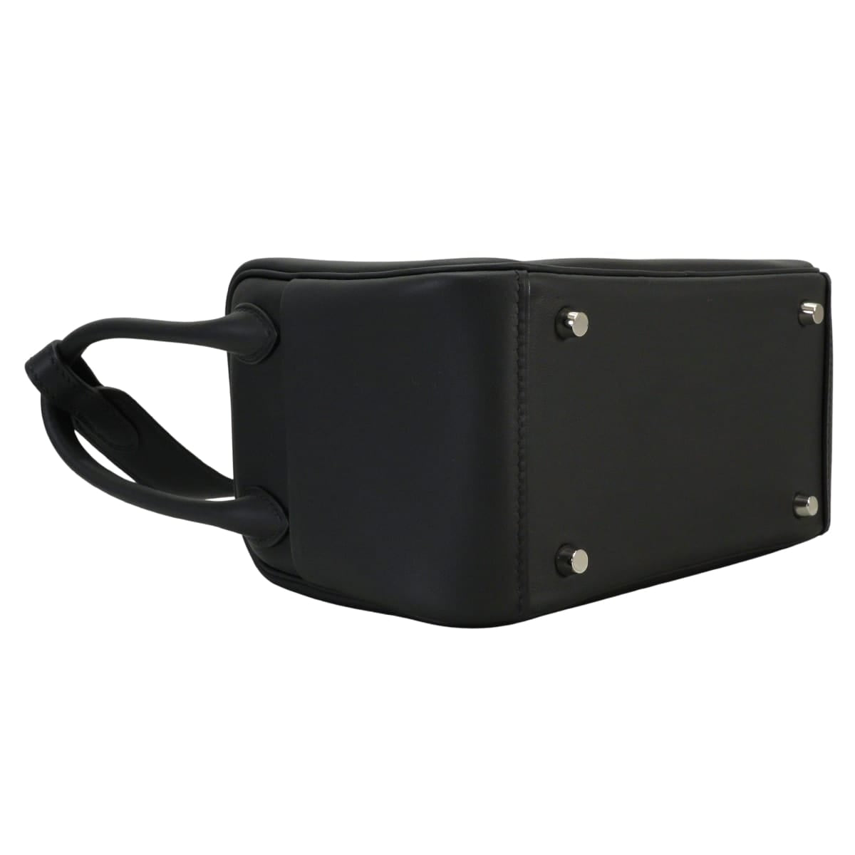 HERMES Shoulder bag Lindy mini 20 Noir (Black) Veau Swift Electrum HW Stamp K[BRAND NEW][Authentic]