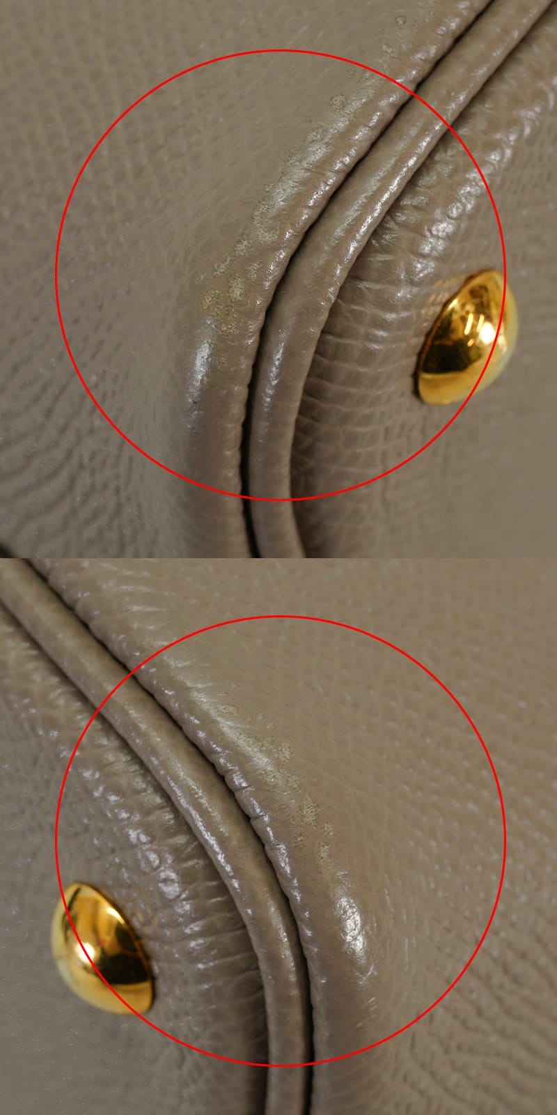 [Pre-loved] HERMES Shoulder bag Bolide27 Gris Asphalte Veau Epsom Gold HW Stamp D[USED A][Authentic]