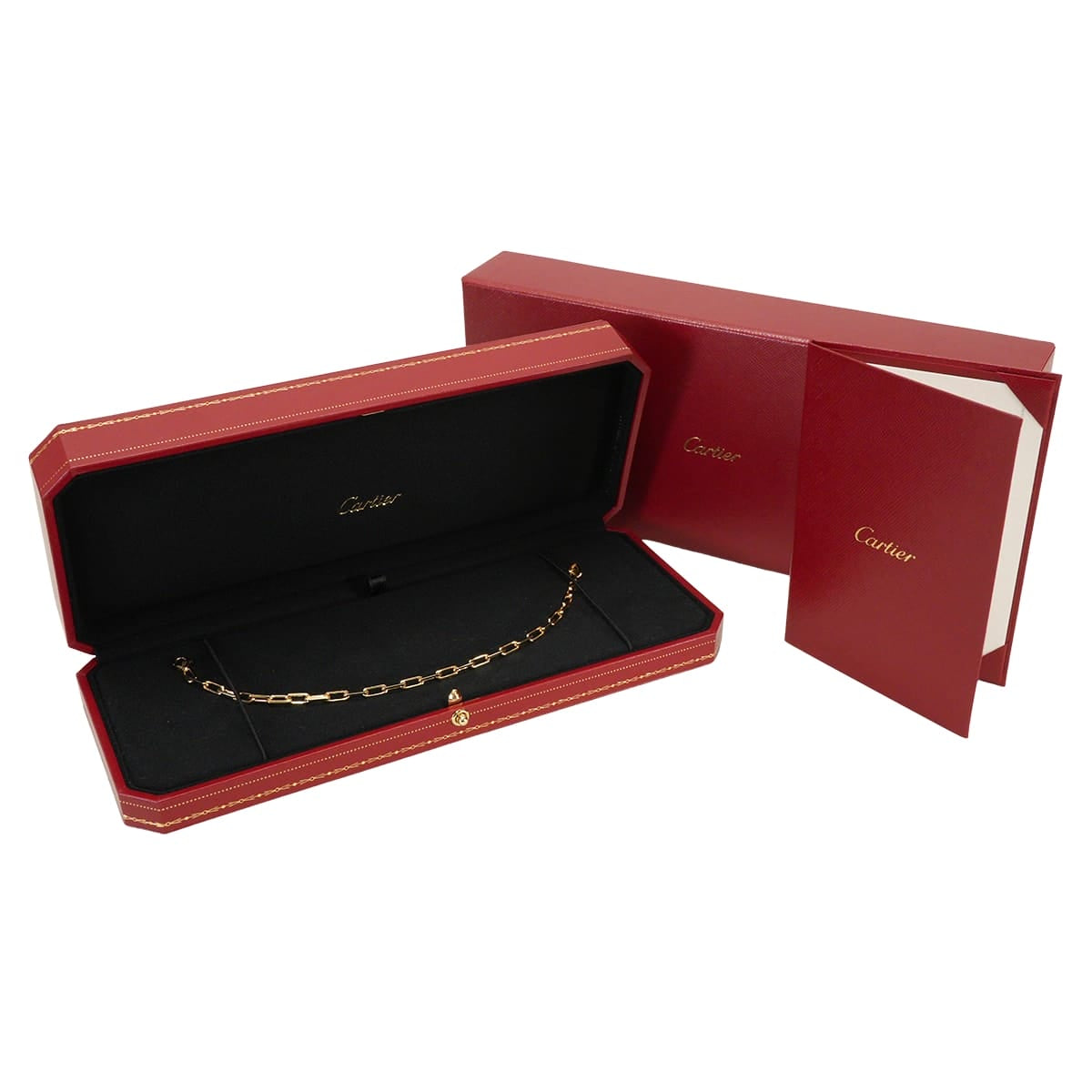 CARTIER bracelet Santos de Cartier Small Gold K18 B6090300[EXCELLENT][Authentic]