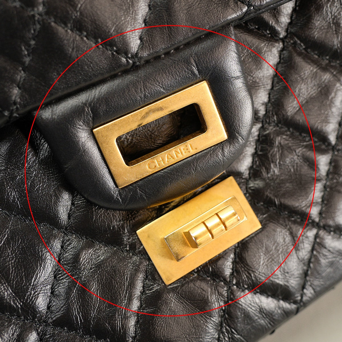 [Pre-loved] CHANEL Shoulder bag 2.55 Mini HandbagNoir(Black) Aged calfskin Gold HW AS0874[LIKE NEW][Authentic]