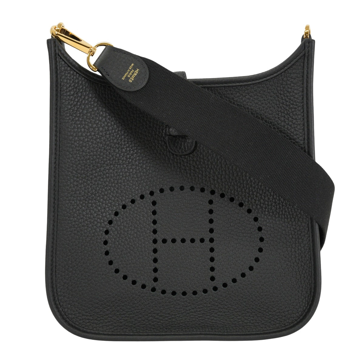 HERMES Shoulder bag Evelyne 23 Noir (Black) Taurillon Clemence Gold HW Stamp G[BRAND NEW][Authentic]