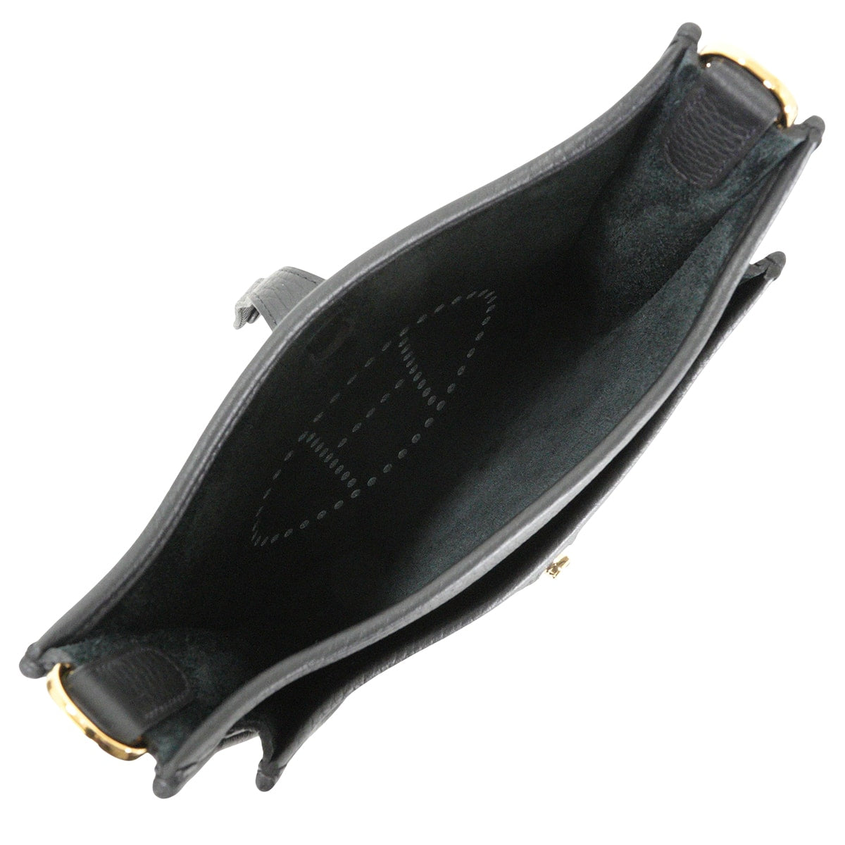 HERMES Shoulder bag Evelyne 23 Noir (Black) Taurillon Clemence Gold HW Stamp G[BRAND NEW][Authentic]